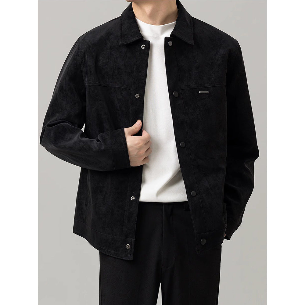 R&B | Herren Button-Down Hemdjacke