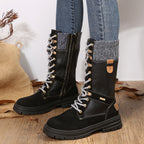 Elegante Hohe Damen Winterstiefel R&B