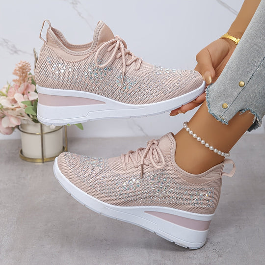 Elegante Sneakers mit Strasssteinen R&B R&B