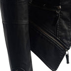 R&B | Damen Nieten PU Lederjacke
