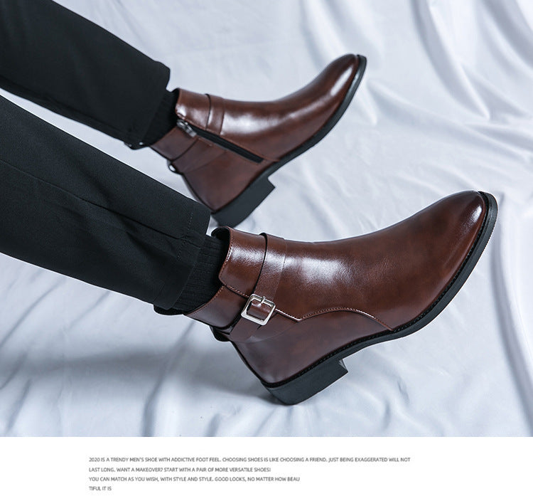 R&B | Klassische Leder Herrenstiefel