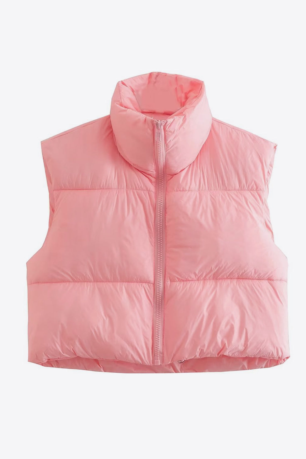 R&B | Zip-Up Drawstring Puffer Weste
