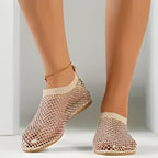 Andrea | Flache Schuhe mit Strassdekor für Frauen R&B