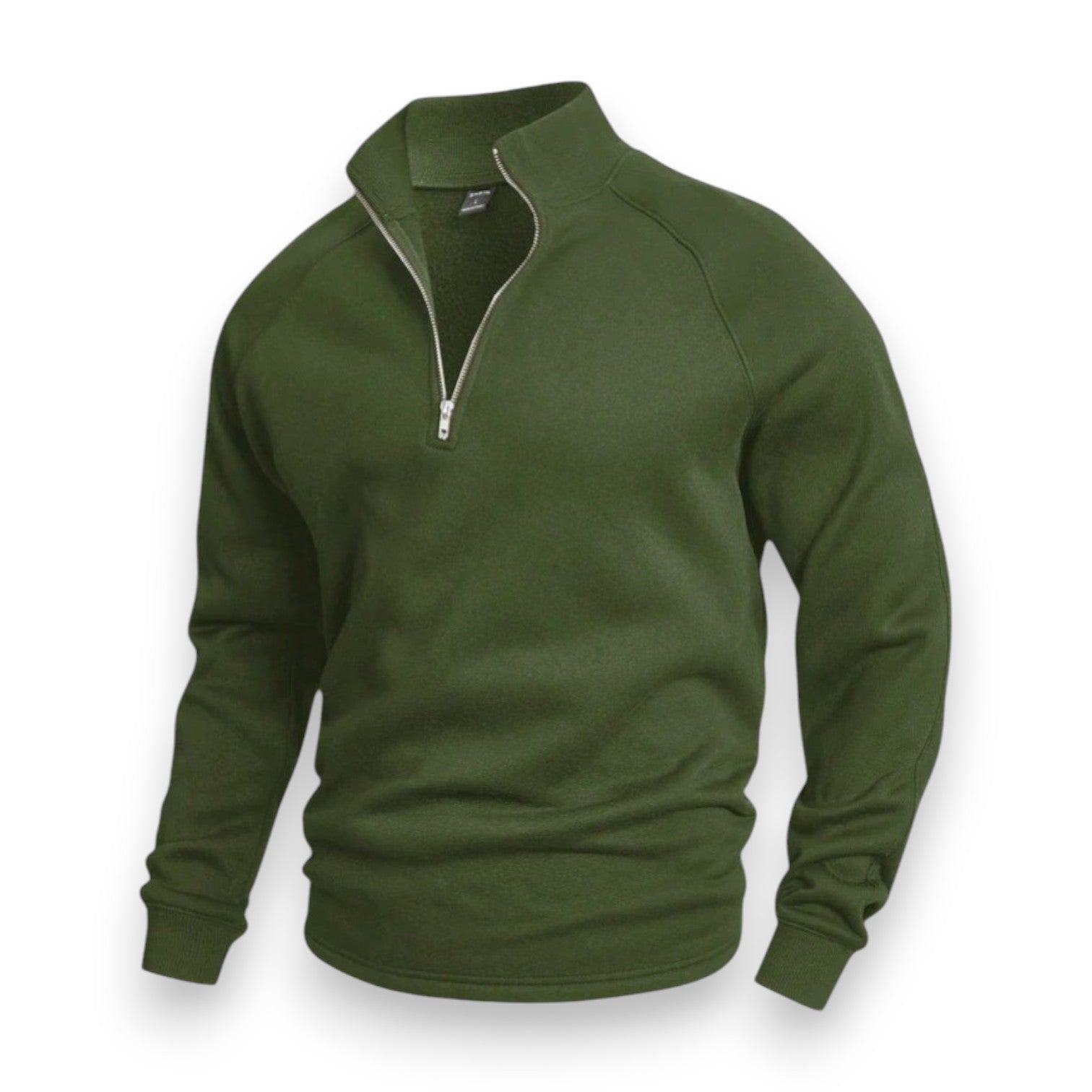 R&B | Hochkragen Strickpullover Halb Reißverschluss Komfort und Stil
