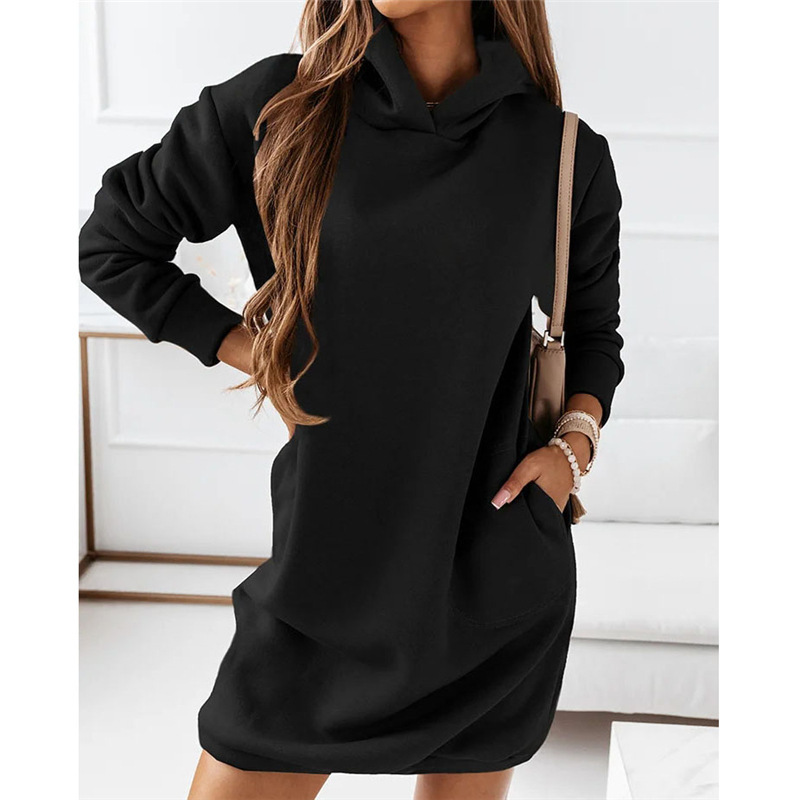 R&B | Kapuzenpullover Kleid