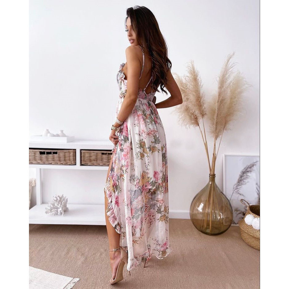 Wunderschönes Schweigendes Chiffon Kleid