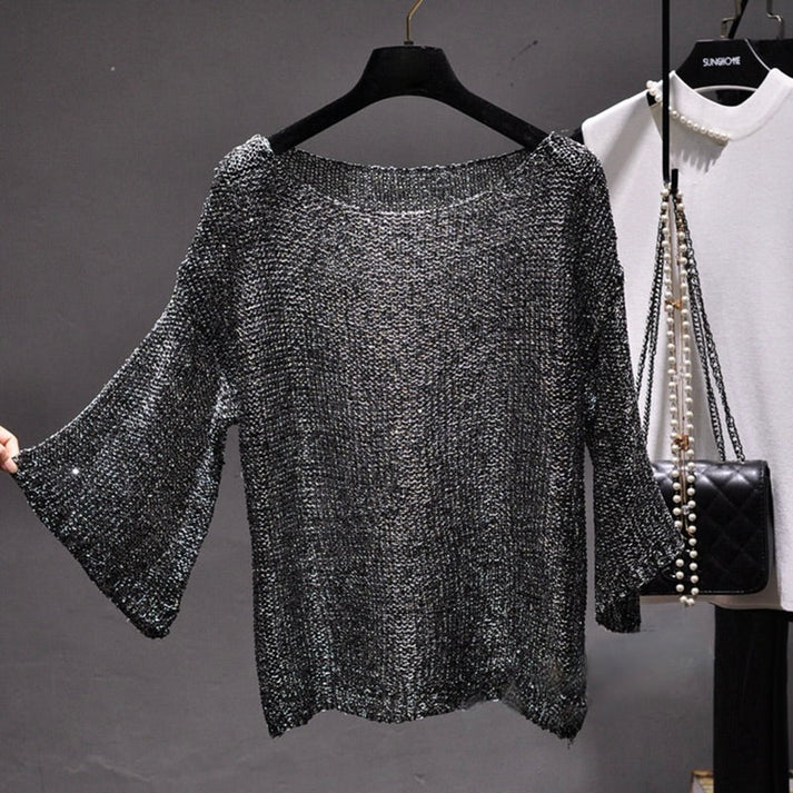 R&B | Elegante Paillettenpullover
