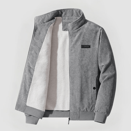 R&B | Corduroy-jacke mit Teddyfutter Warm und Komfortabel Ideal für Kaltes Wetter