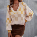 R&B | Pullover in Kontrastfarbe mit Modernem Schnitt