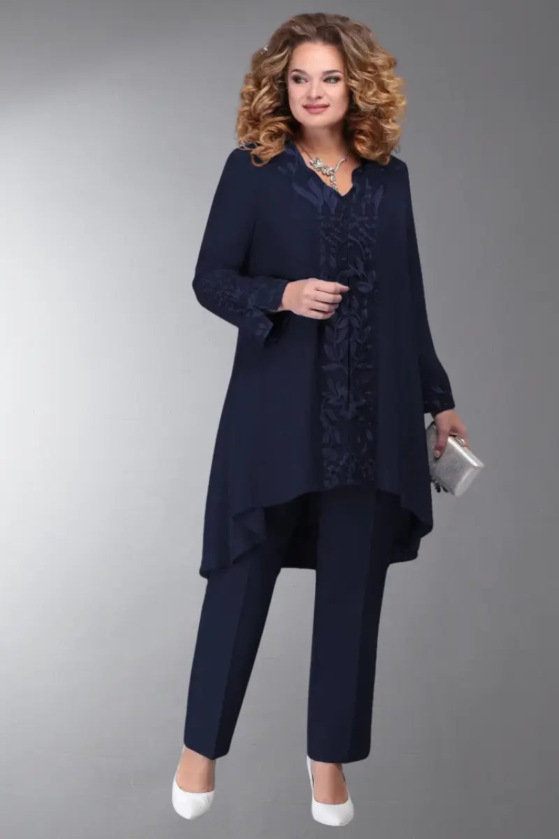 R&B | 3 Teilig Chiffon Brautkleid Satz für Damen