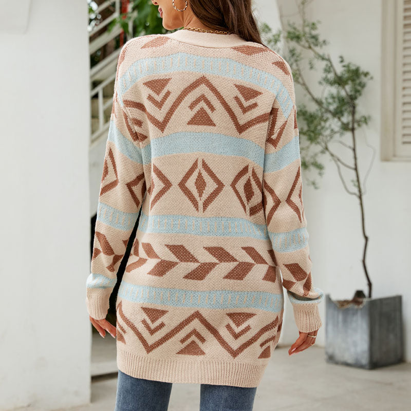 R&B | Lässiger Strick Strickjacke