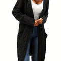 R&B | Langstrickjacke mit Kapuze