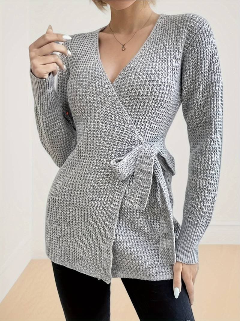 R&B | Damen-Wickel-Strickjacke