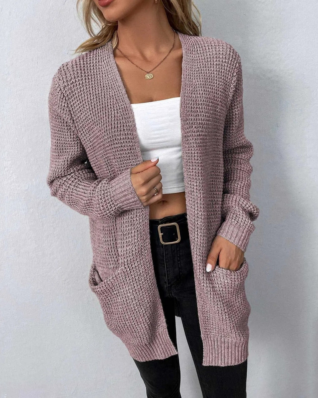 R&B | Stilvoller Langer Cardigan
