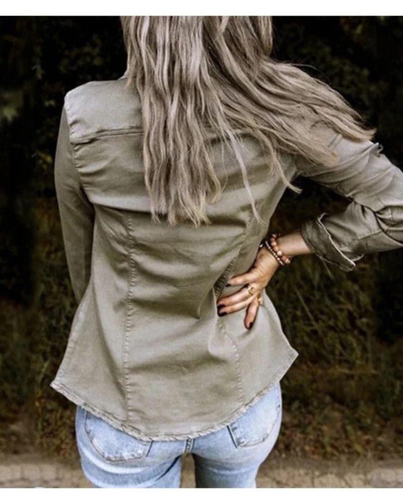 R&B | Klassische Jeans Jacke Damen