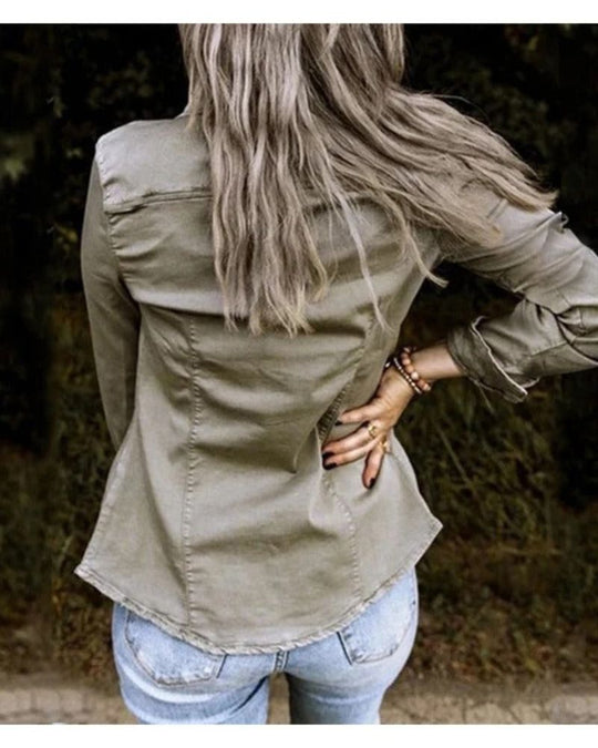 R&B | Klassische Jeans Jacke Damen