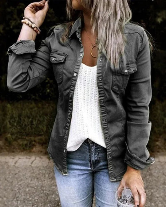 R&B | Klassische Jeans Jacke Damen
