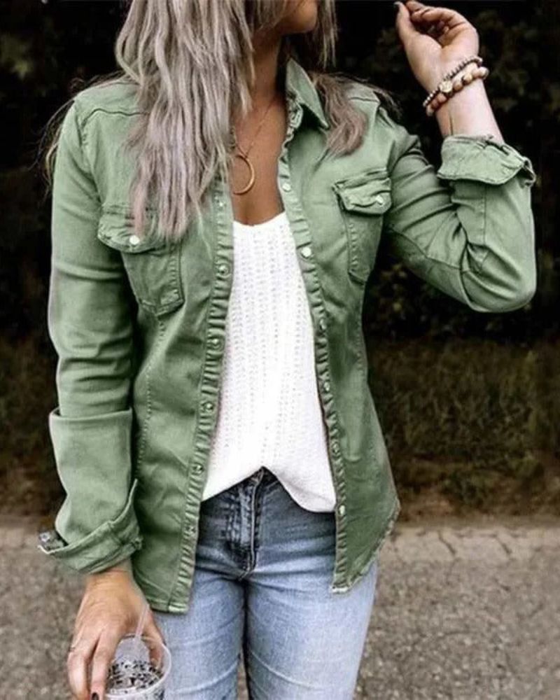 R&B | Klassische Jeans Jacke Damen