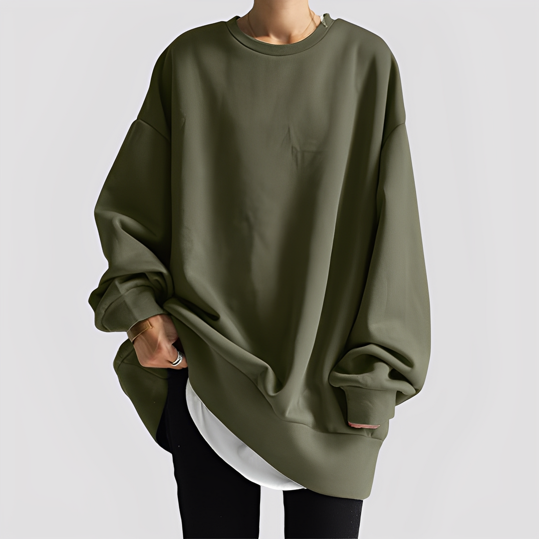 R&B | Damen-Oversize-Pullover Im Modernen Stil