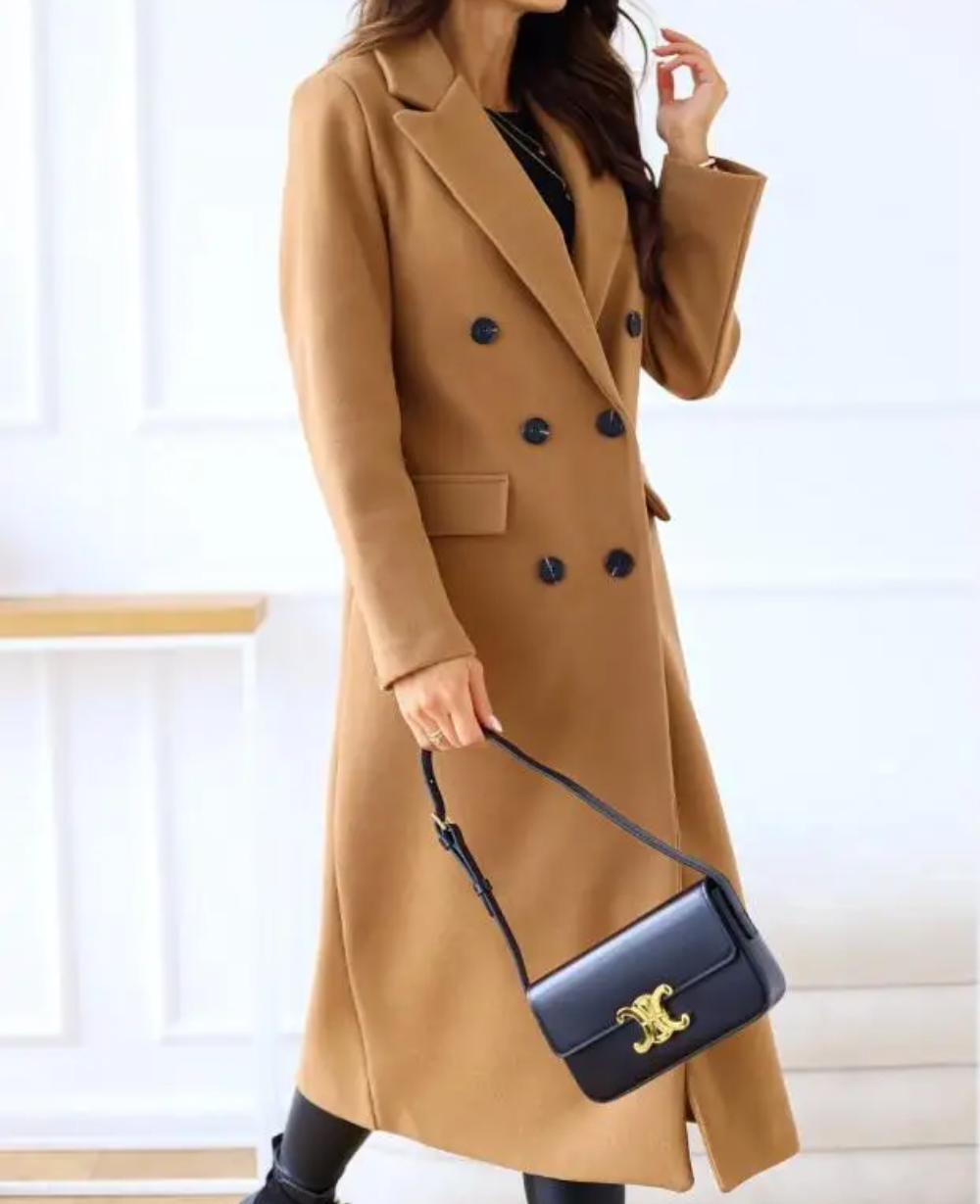 R&B | Lange Elegante Taillierte Trenchcoat Für Damen | Perfekt Für Herbst Und Winter