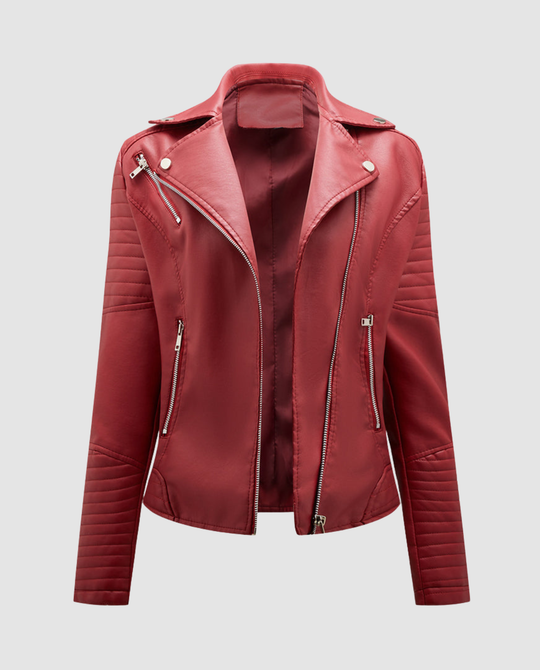 Elegante Kunstlederjacke Damen | R&B