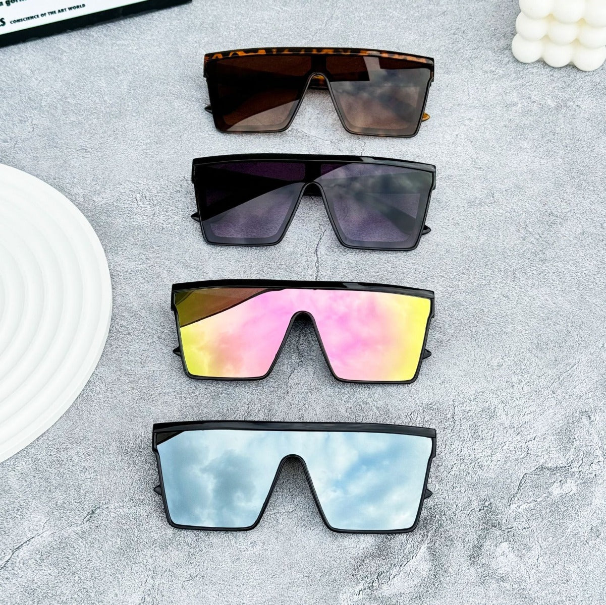 R&B | Punk-Sonnenschutz einteilige Sonnenbrille