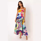 R&B | Einfarbiges Spitzen-Hosenträger-Röhrentop-Kleid