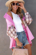 R&B | Gepunktete Flanellhemden Polyester und Baumwolle Einzigartiger Look