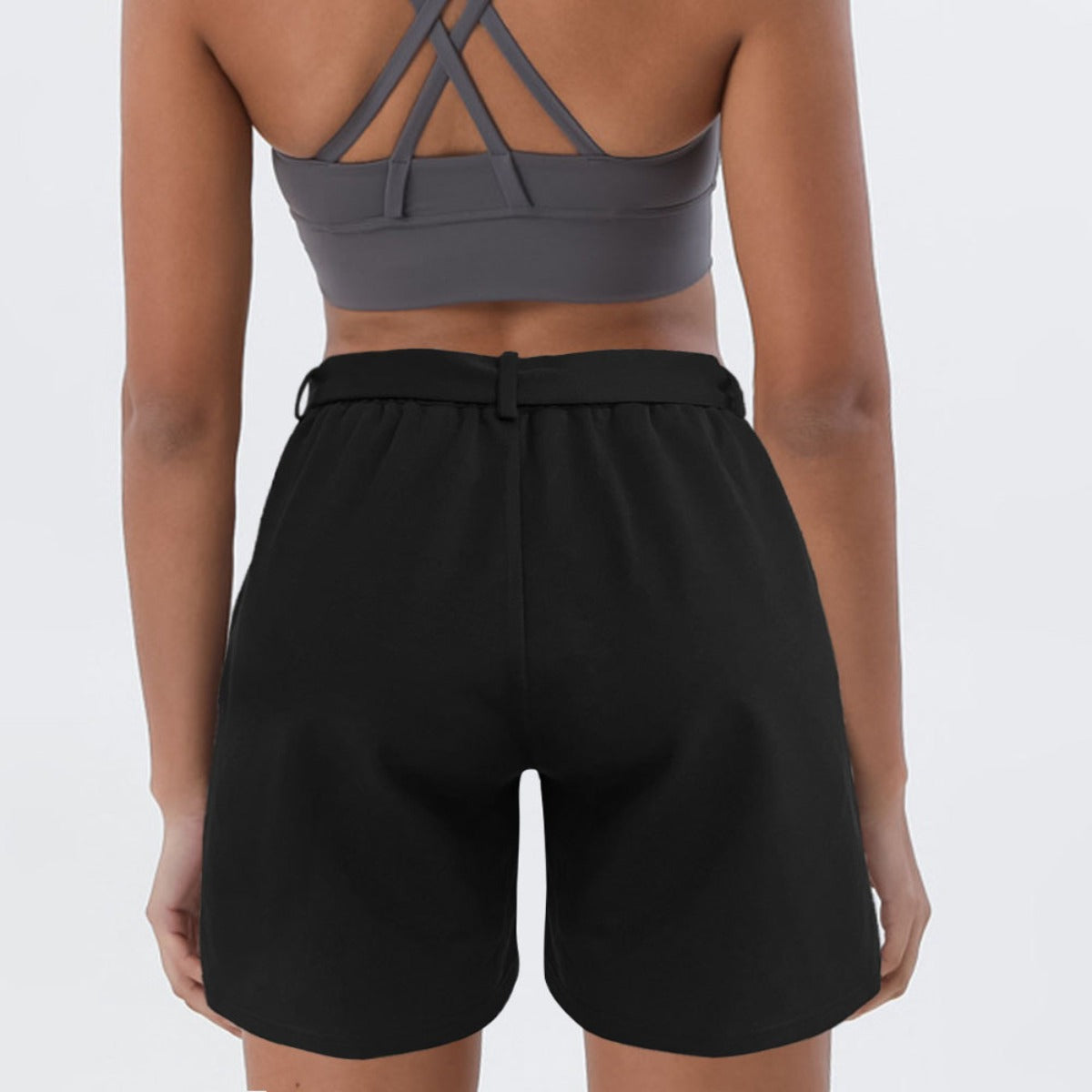 R&B | Mode Sport einfarbig einfache Schnürshorts