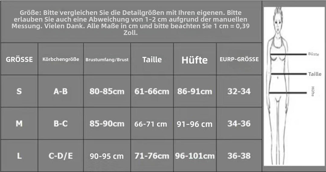 R&B | Dreiteiliger Badeanzug mit Quasten aus Garn
