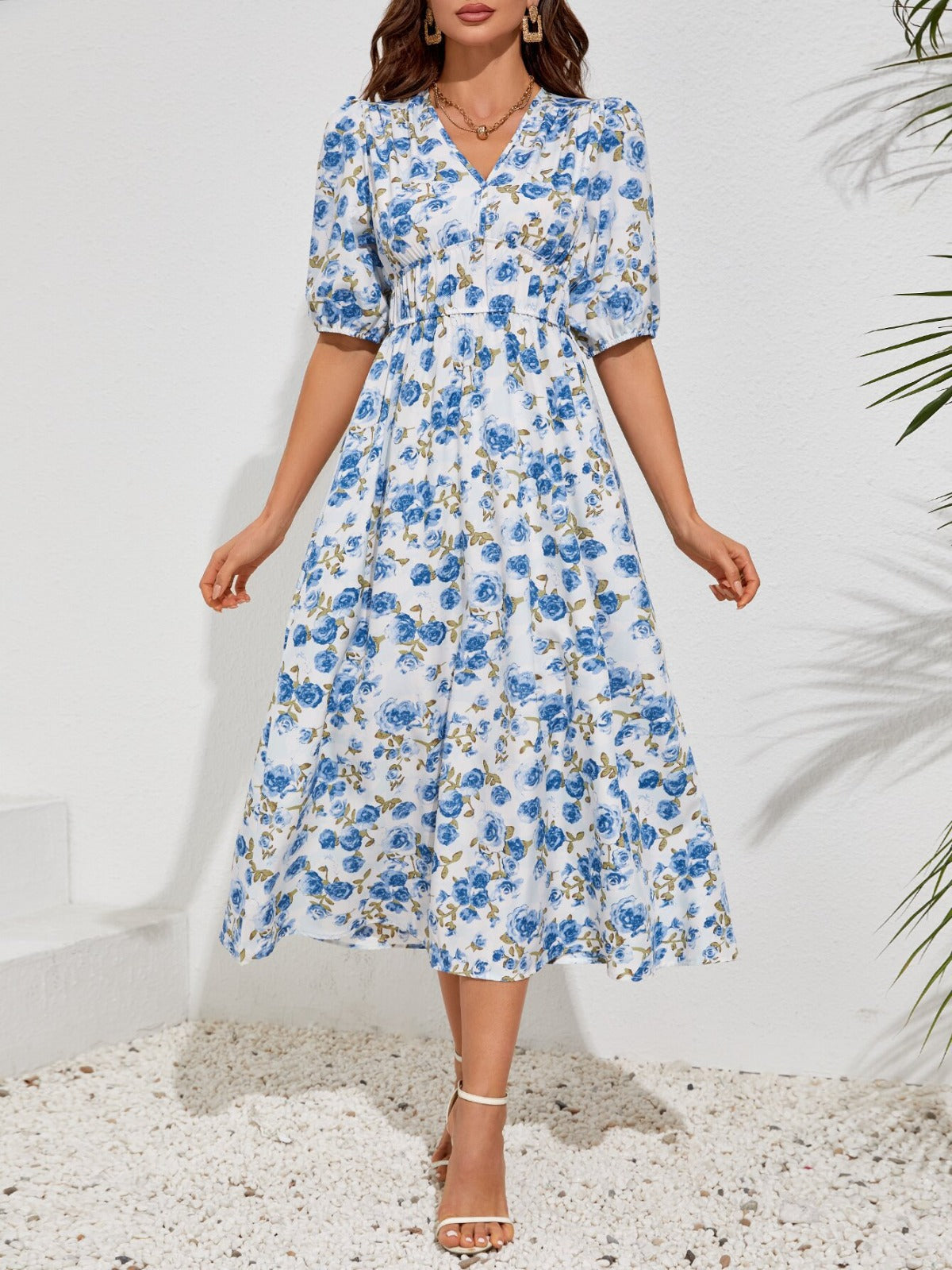 R&B | Bedrucktes Damenkleid
