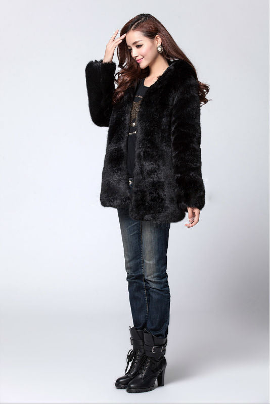 Damen Kunstpelzjacke R&B