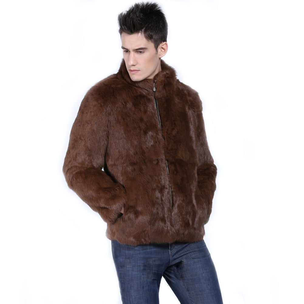 Herren Kunstpelzjacke R&B