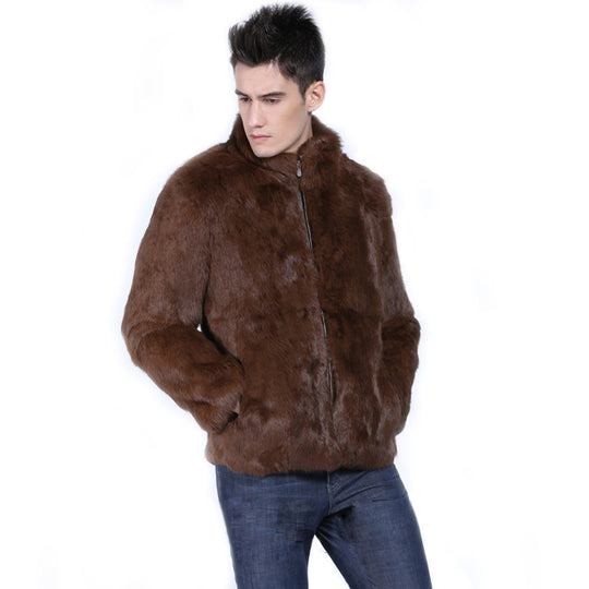 Herren Kunstpelzjacke R&B