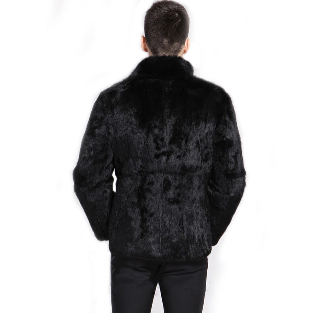 Herren Kunstpelzjacke R&B