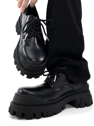 R&B | Moderne Lederschuhe mit Dicker Sohle