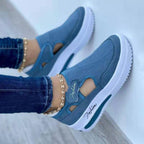 R&B | Casual Flacher Boden Atmungsaktive Klettverschluss Casual Mesh Schuhe