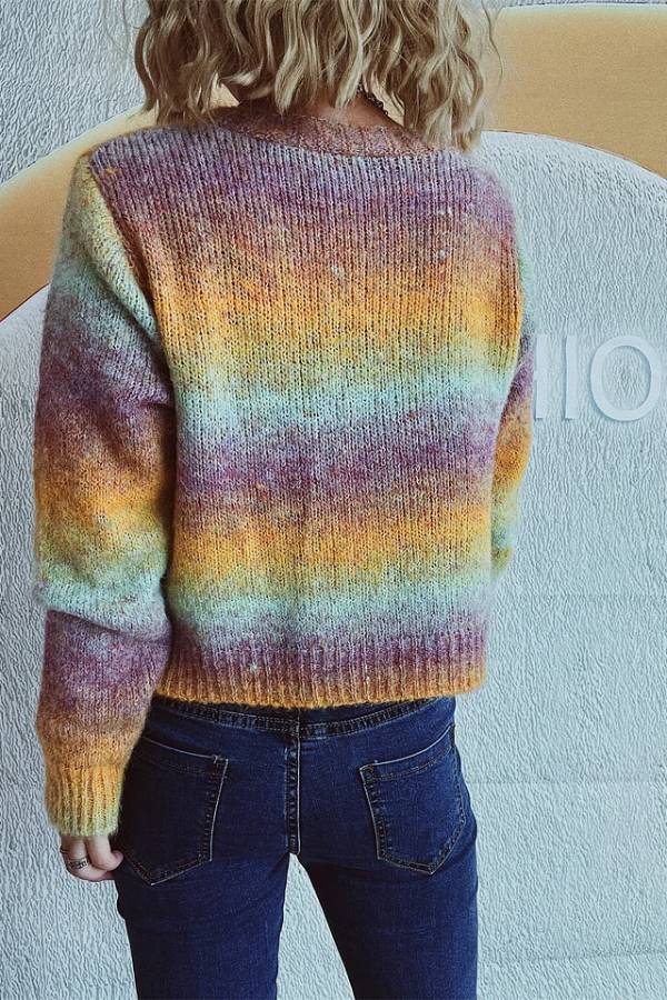 R&B | Candy-Farbe Sweaterjacke