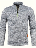 R&B | Herrenpullover mit Reißverschluss am Hals für Herbst & Winter