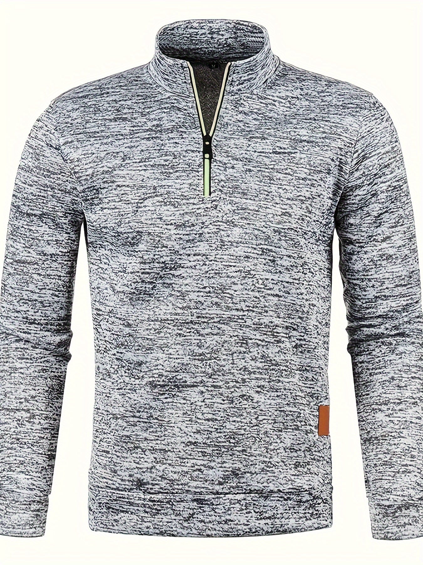 R&B | Herrenpullover mit Reißverschluss am Hals für Herbst & Winter