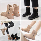 R&B | Damen Gefütterte Winter-Stiefeletten mit Reißverschluss