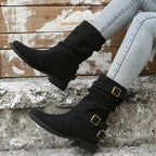 Lässige Gürtelschnallen Stiefel R&B