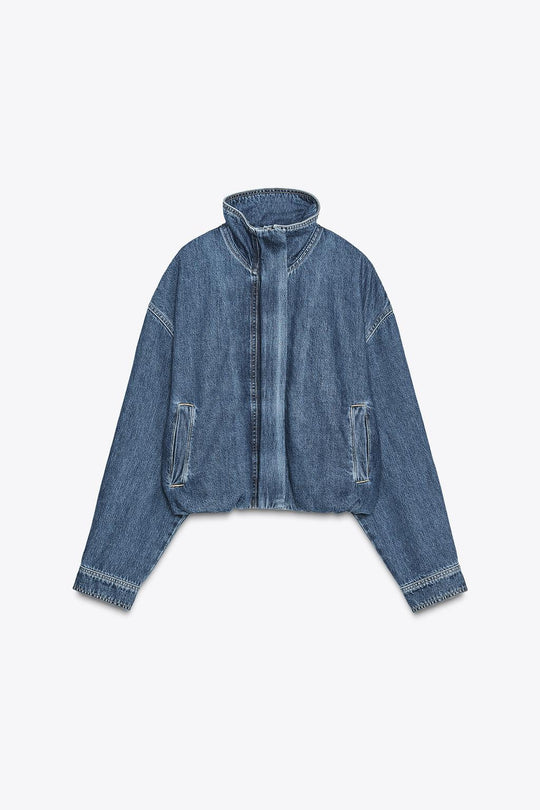 R&B | Klassische Vintage-Inspirierte Jeansjacke