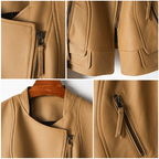 R&B | Damen Stilvolle Lederjacke
