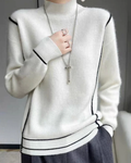 R&B | Eleganter schlichter Rollkragenpullover