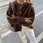 R&B | lässiger Strickcardigan-Pullover