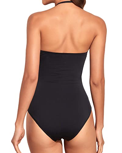 R&B | Bauchkontrolle Einteiler Bikinis Strapless Badeanzüge für Frauen