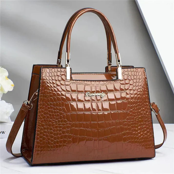 Heidi-Mode | Frauen glänzende handtasche