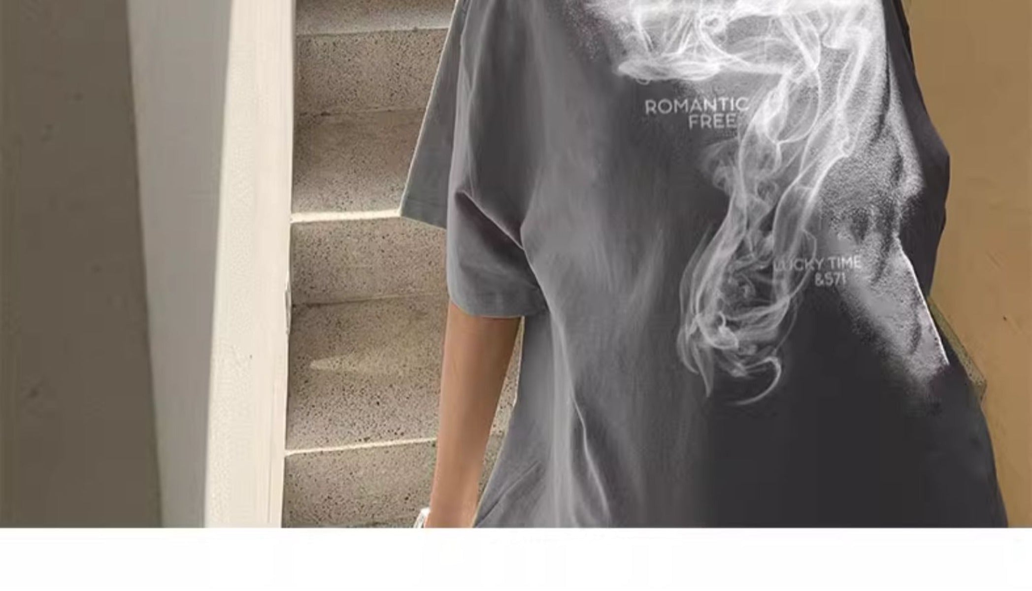 R&B | Lockeres T-Shirt in Übergröße für Männer