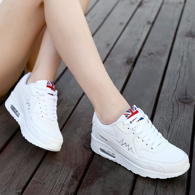 Damen Leinensneaker mit bequemer Luftpolsterung und rutschfester Sohle